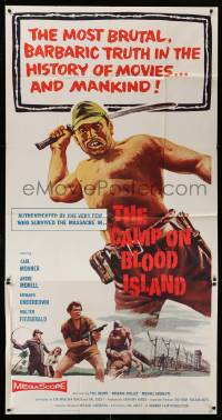 1b508 CAMP ON BLOOD ISLAND 3sh '58 Val Guest, Hammer, most barbaric truth in the history of movies!