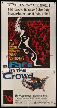 1b563 FACE IN THE CROWD 3sh '57 Andy Griffith took it raw like his bourbon & his sin, Kazan