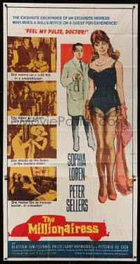 1b744 MILLIONAIRESS 3sh '60 beautiful Sophia Loren is the richest girl in the world, Peter Sellers