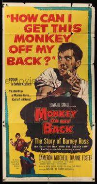 1b747 MONKEY ON MY BACK 3sh '57 Cameron Mitchell chooses a woman over dope and kicks the habit!