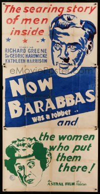 1b775 NOW BARABBAS Canadian 3sh '49 searing story of men inside & women who put them there, rare!