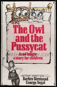 1b789 OWL & THE PUSSYCAT 3sh '70 sexiest Barbra Streisand, no longer a story for children!