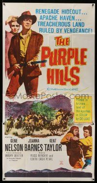 1b817 PURPLE HILLS 3sh '61 cowboy Gene Nelson in Arizona, Joanna Barnes, Kent Taylor!