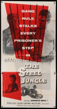 1b899 STEEL JUNGLE 3sh '56 violence-makers, vengeance-takers & killer-crews behind bars!