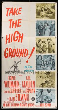 1b911 TAKE THE HIGH GROUND 3sh '53 Korean War soldiers Richard Widmark & Karl Malden!