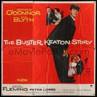 1b073 BUSTER KEATON STORY 6sh '57 Donald O'Connor as The Great Stoneface comedian, Ann Blyth