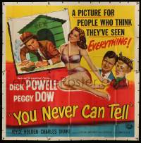 1b115 YOU NEVER CAN TELL 6sh '51 Dick Powell is a reincarnated dog who inherited a fortune!
