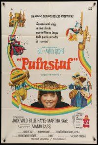 1b386 PUFNSTUF Argentinean '70 Sid & Marty Krofft musical, wacky images of characters!
