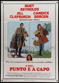 1b232 STARTING OVER Italian 1p '79 artwork of Burt Reynolds & Jill Clayburgh by Morgan Kane!