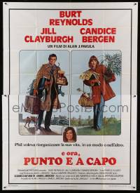 1b144 STARTING OVER Italian 2p '79 artwork of Burt Reynolds & Jill Clayburgh by Morgan Kane!
