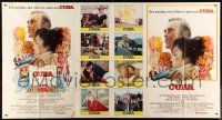 1b053 CUBA SpanUS 1-stop poster '79 cool CoConis art of Sean Connery & Brooke Adams!