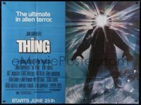1b044 THING subway poster '82 John Carpenter, cool sci-fi horror art by Drew Struzan!