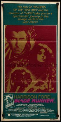 1c760 BLADE RUNNER Aust daybill '82 Ridley Scott sci-fi classic, Harrison Ford, Sean Young