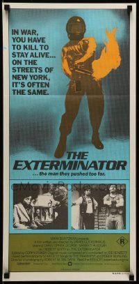 1c816 EXTERMINATOR Aust daybill '81 Robert Ginty is the man they pushed too far!
