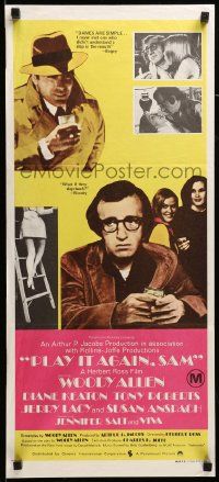 1c907 PLAY IT AGAIN, SAM Aust daybill '72 Woody Allen, Diane Keaton, Lacy as Humphrey Bogart!