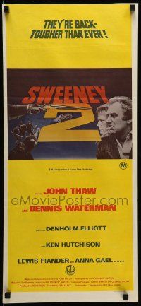 1c954 SWEENEY 2 Aust daybill '78 John Thaw, Dennis Waterman, Denholm Elliot!