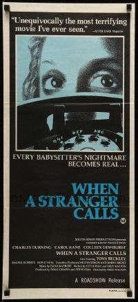 1c991 WHEN A STRANGER CALLS Aust daybill '79 every babysitter's nightmare becomes real!