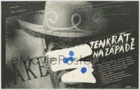 1c294 ONCE UPON A TIME IN THE WEST Czech 8x12 R87 Sergio Leone, Ziegler art of Henry Fonda!