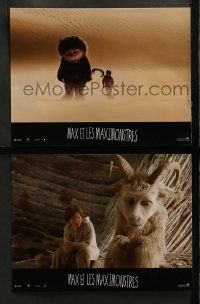 1c174 WHERE THE WILD THINGS ARE 2 French LCs '09 Spike Jonze, cool images of monsters!