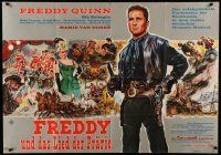 1c488 SHERIFF WAS A LADY German 33x47 '64 Freddy und das Lied per Prarie, Mamie Van Doren!