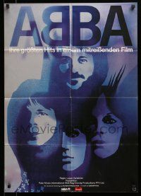 1c498 ABBA: THE MOVIE German '78 Swedish pop rock, art of all 4 band members by Kratzsch!