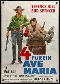 1c500 ACE HIGH German R72 Eli Wallach, Terence Hill, spaghetti western, cool Peltzer art!