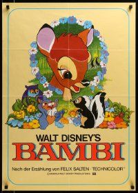 1c514 BAMBI German R80s Walt Disney cartoon deer classic, different art!