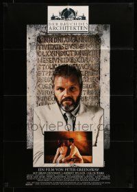 1c521 BELLY OF AN ARCHITECT German '87 Peter Greenaway, cool image of Brian Dennehy!
