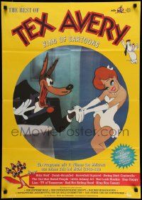 1c523 BEST OF TEX AVERY German '80s the Wolf leers at Red Hot Riding Hood, Droopy!