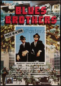 1c527 BLUES BROTHERS German '80 completely different image of John Belushi & Dan Aykroyd!