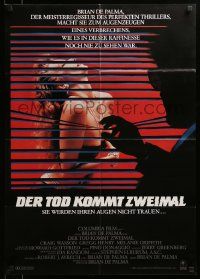 1c528 BODY DOUBLE German '85 Brian De Palma, Wasso, Melanie Griffith, voyeur watches sexy woman!