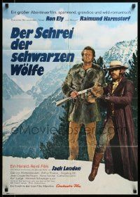 1c552 CRY OF THE BLACK WOLVES German '74 Der Schrei der schwarzen Wolfe, images of Ron Ely!