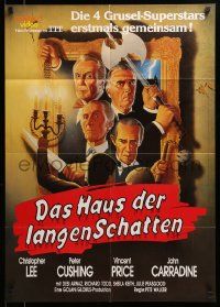 1c598 HOUSE OF THE LONG SHADOWS video German '84 Vincent Price, Cushing, Carradine & Lee!