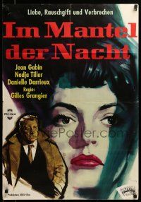 1c633 NIGHT AFFAIR German '58 Gilles Grangier's Le desordre et la nuit starring Jean Gabin!
