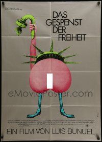 1c641 PHANTOM OF LIBERTY German '75 Luis Bunuel, REALLY outrageous artwork image!