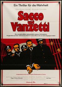 1c663 SACCO & VANZETTI German '72 Giuliano Montaldo's anarchist bio, Volonte, different art!