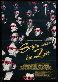 1c670 SCHON WAR DIE ZEIT German '88 iconic image of theater patrons with 3D glasses!