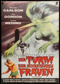 1c696 TORMENTED German '63 art of the sexy she-ghost of Haunted Island, supernatural passion!