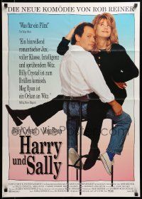 1c703 WHEN HARRY MET SALLY German '89 great romantic image of Billy Crystal & Meg Ryan!