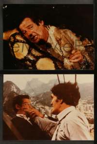 1c008 MOONRAKER 8 color Swedish 8x11 stills '79 Roger Moore as James Bond, Richard Kiel, Chiles!