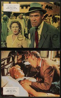 1c147 MAN WHO KNEW TOO MUCH 7 French LCs R83 Hitchcock, James Stewart & Doris Day!