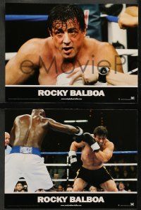 1c156 ROCKY BALBOA 6 French LCs '07 boxing sequel, director & star Sylvester Stallone!
