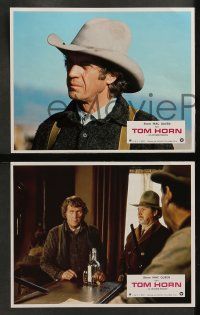 1c146 TOM HORN 8 French LCs '80 great images of tough cowboy Steve McQueen and Linda Evans!