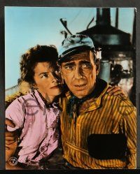 1c254 AFRICAN QUEEN 3 German LCs '58 different images of Humphrey Bogart & Katharine Hepburn!