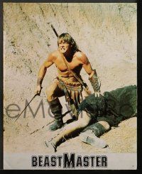 1c187 BEASTMASTER 16 German LCs '82 completely different images of Marc Singer, Tanya Roberts!