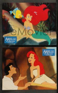 1c191 LITTLE MERMAID 16 German LCs '92 images of Ariel & cast, Disney underwater cartoon!
