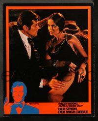 1c240 SPY WHO LOVED ME 6 German LCs '77 Roger Moore as James Bond, sexy Barbara Bach, Curt Jurgens