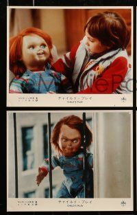 1c085 CHILD'S PLAY 8 Japanese LCs '89 when Freddy has nightmares he dreams of Chucky!