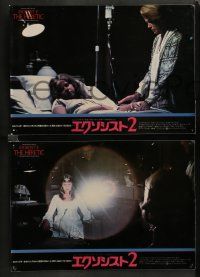 1c087 EXORCIST II: THE HERETIC 6 Japanese LCs '77 Linda Blair, Boorman's sequel to Friedkin's movie