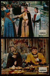1c075 BECKET 10 Spanish LCs '64 Richard Burton in the title role, Peter O'Toole as the King!